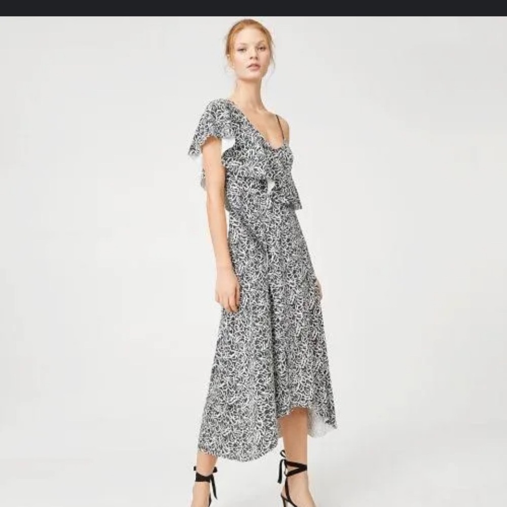 Club Monaco, one shoulder dress, 8